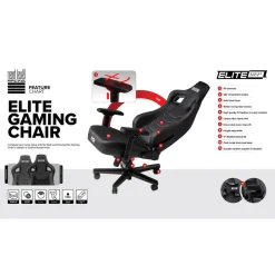 NEXT LEVEL RACING - Elite Chair Black Leather Edition
