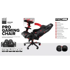 NEXT LEVEL RACING - ProGaming Chair Black Leather & Suede Edition