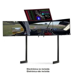 NEXT LEVEL RACING - Soporte cuatro monitores Elite Black* Videojuegos