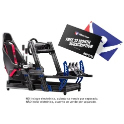 NEXT LEVEL RACING Cockpit Aluminium Simulator para sillón Gaming iRacing Edition* Videojuegos