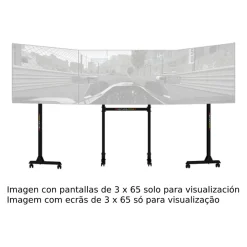 NEXT LEVEL RACING Soporte independiente para tres monitores* Videojuegos
