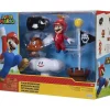 NINTENDO - Super Mario - Set Diorama Nube Super Mario con Figuras ㅤ
