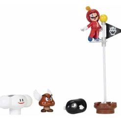 NINTENDO - Super Mario - Set Diorama Nube Super Mario con Figuras ㅤ