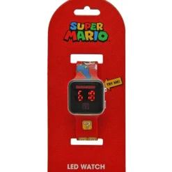 KIDS EUROSWAN S.L. Nintendo - Super Mario - Super Mario Reloj LED digital estilo Bros ㅤ