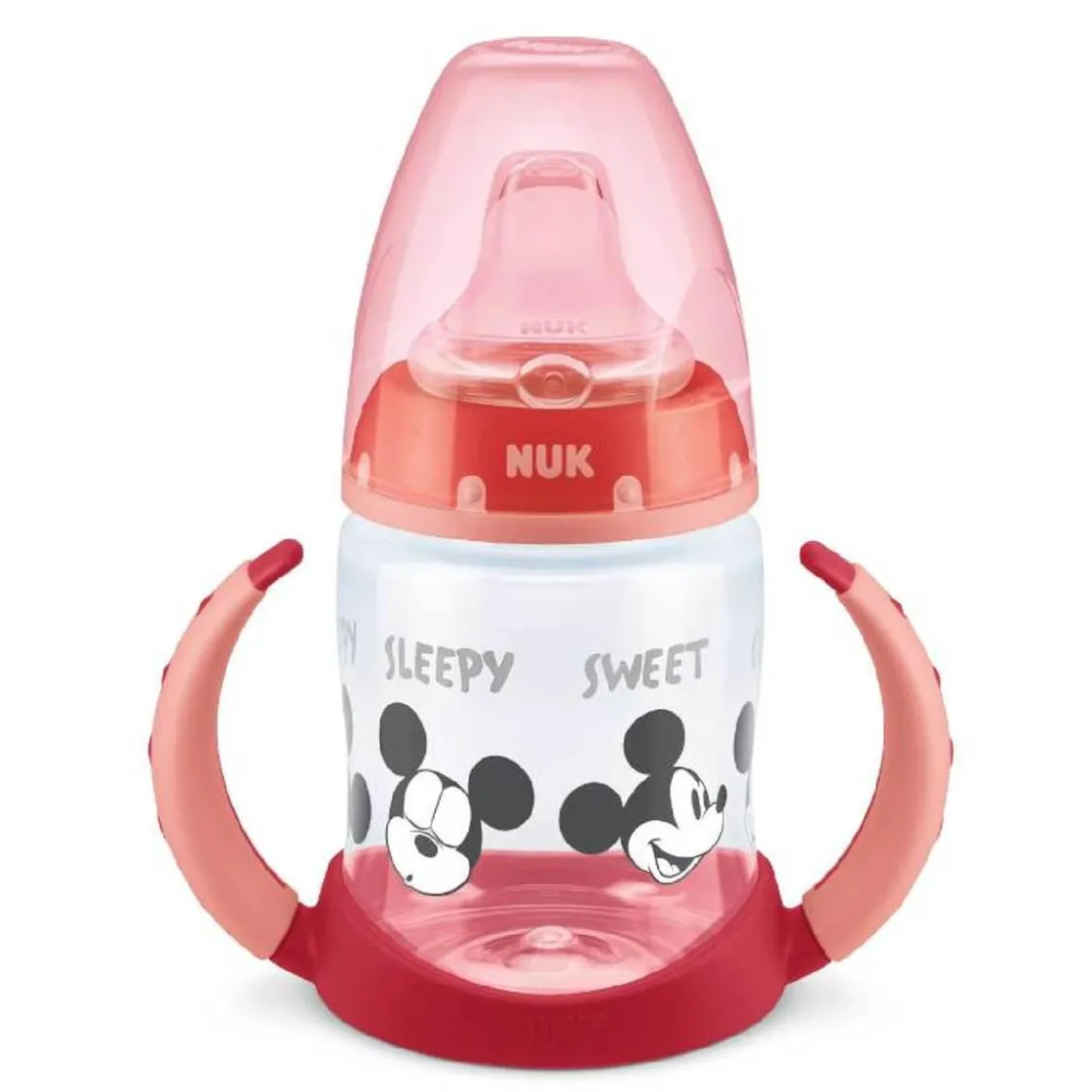 NUK - Biberón aprendizaje First Choice Minnie 150 ml 6-18 meses* Preparación Comida Y Accesorios·Tazas Y Vasos