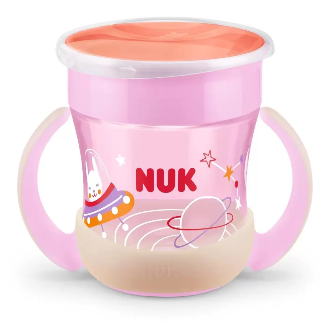 NUK - Mini Taza Mágica Noche Rosa* Preparación Comida Y Accesorios·Tazas Y Vasos