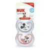 NUK - Pack 2 chupetes Space silicona Minnie 6-18 meses* Biberones Y Chupetes·Chupetes