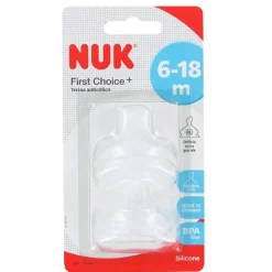 NUK - Pack 2 tetinas First Choice 6-18 meses XL