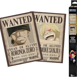 ABYSSE CORP One Piece - Set 2 pósters Chibi - Wanted Zoro & Sanji* Merchandising|Friki Zone