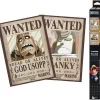ABYSSE CORP One Piece - Set 2 Pósters Wanted Usopp & Franky 52 x 38 cm