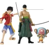 ONE PIECE - Set de 3 figuras - Luffy, Zoro y Chopper* Figuras De Acción
