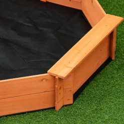 Outsunny - Arenero de Madera para Niños