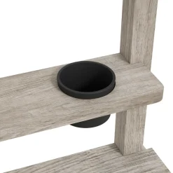 Outsunny - Arenero infantil de madera con juegos