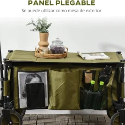 Outsunny - Carro con tablero plegable Verde* Juguetes De Verano