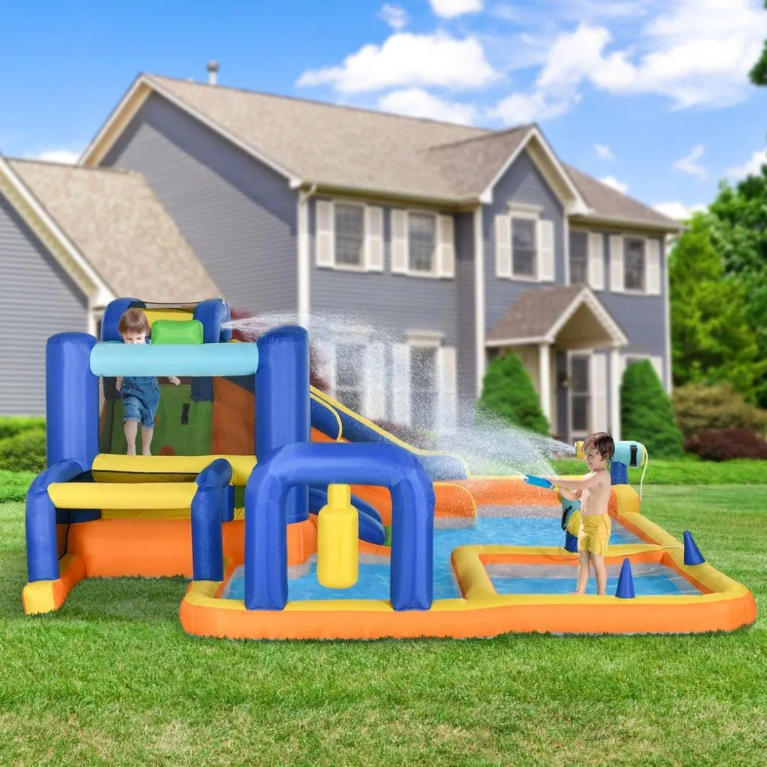 Outsunny - Castillo hinchable 7 en 1* Castillos Hinchables