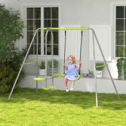 Outsunny - Columpio de Jardín 2 en 1* Columpios
