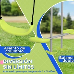 Outsunny - Columpio de Jardín 2 en 1* Columpios