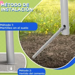 Outsunny - Columpio de Jardín 2 en 1* Columpios