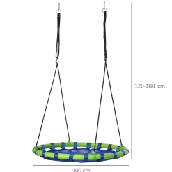 Outsunny - Columpio infantil nido