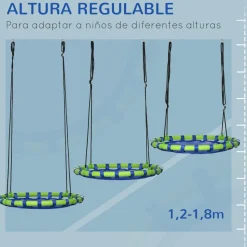 Outsunny - Columpio infantil nido