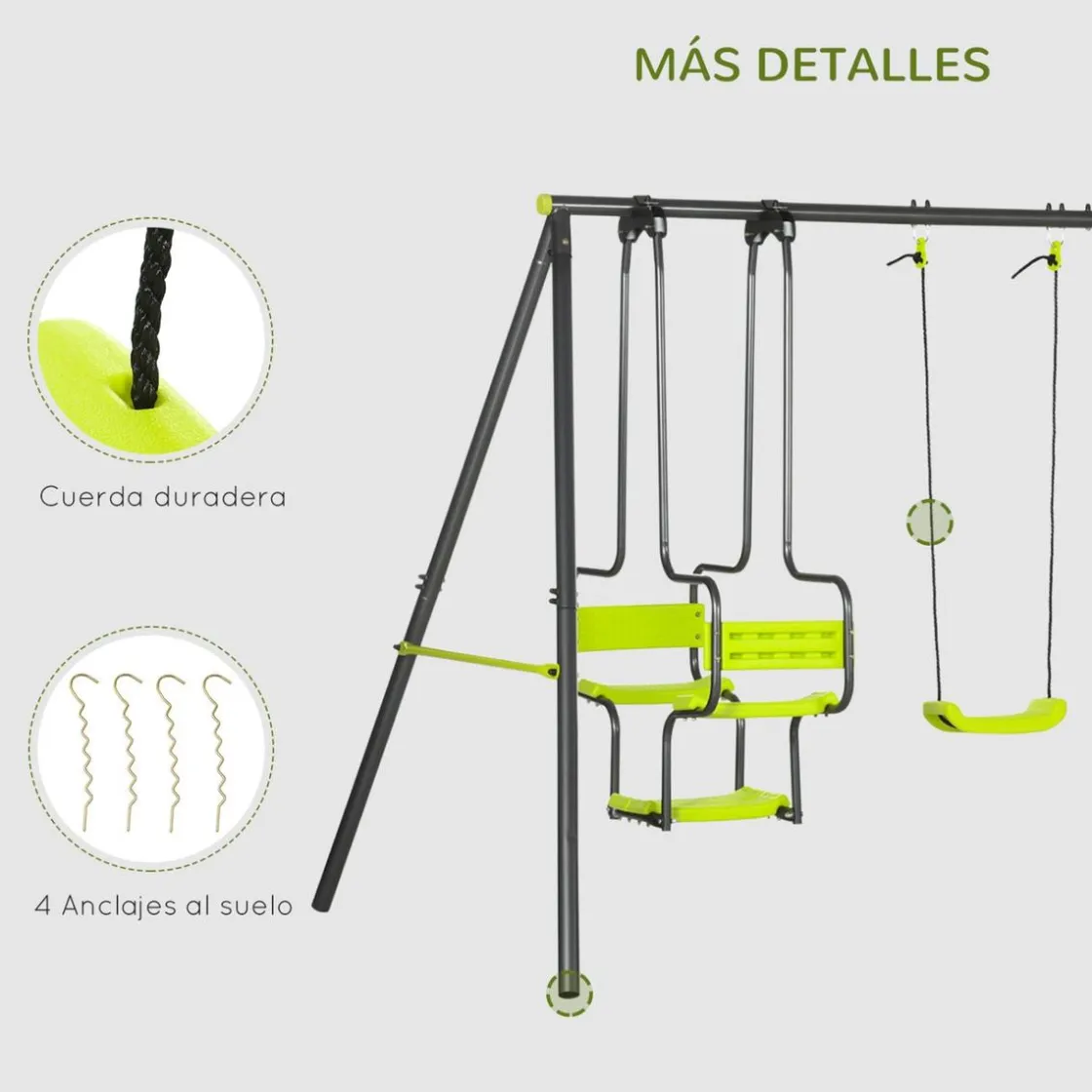 Outsunny - Conjunto de columpios* Columpios