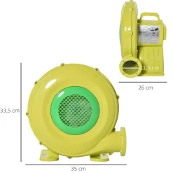 OUTSUNNY - Inflador eléctrico 450 W