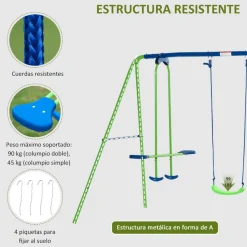 Outsunny - Juego de columpios de jardín* Columpios