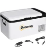 Outsunny - Nevera congelador portatil 18L Blanco