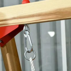 Outsunny - Parque de juego con tobogán y columpio