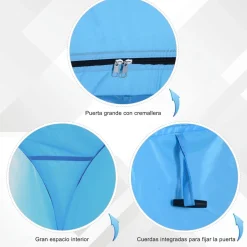 Outsunny - Tienda camping Pop Up Azul