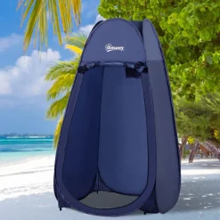 Outsunny - Tienda camping Pop Up Azul oscuro