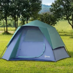 Outsunny - Tienda de campaña Pop Up 250x194x160 cm Verde