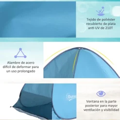 Outsunny - Tienda Pop Up playa Azul