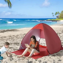 Outsunny - Tienda Pop Up playa Rojo* Juguetes De Verano