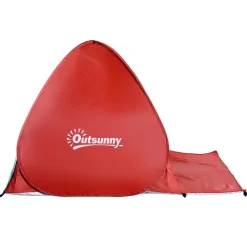 Outsunny - Tienda Pop Up playa Rojo* Juguetes De Verano