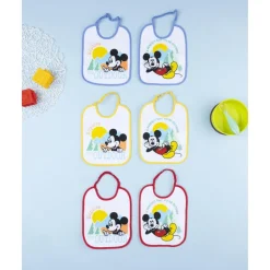 Prenatal Pack 6 baberos grandes Disney Mickey* Ropa Y Accesorios·Baberos|Recién Nacido·Ropa Y Accesorios