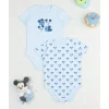 Prenatal Pack 2 bodies bebé azules Disney Mickey* Descanso Y Ropa Interior·Bebé 3-36 Meses