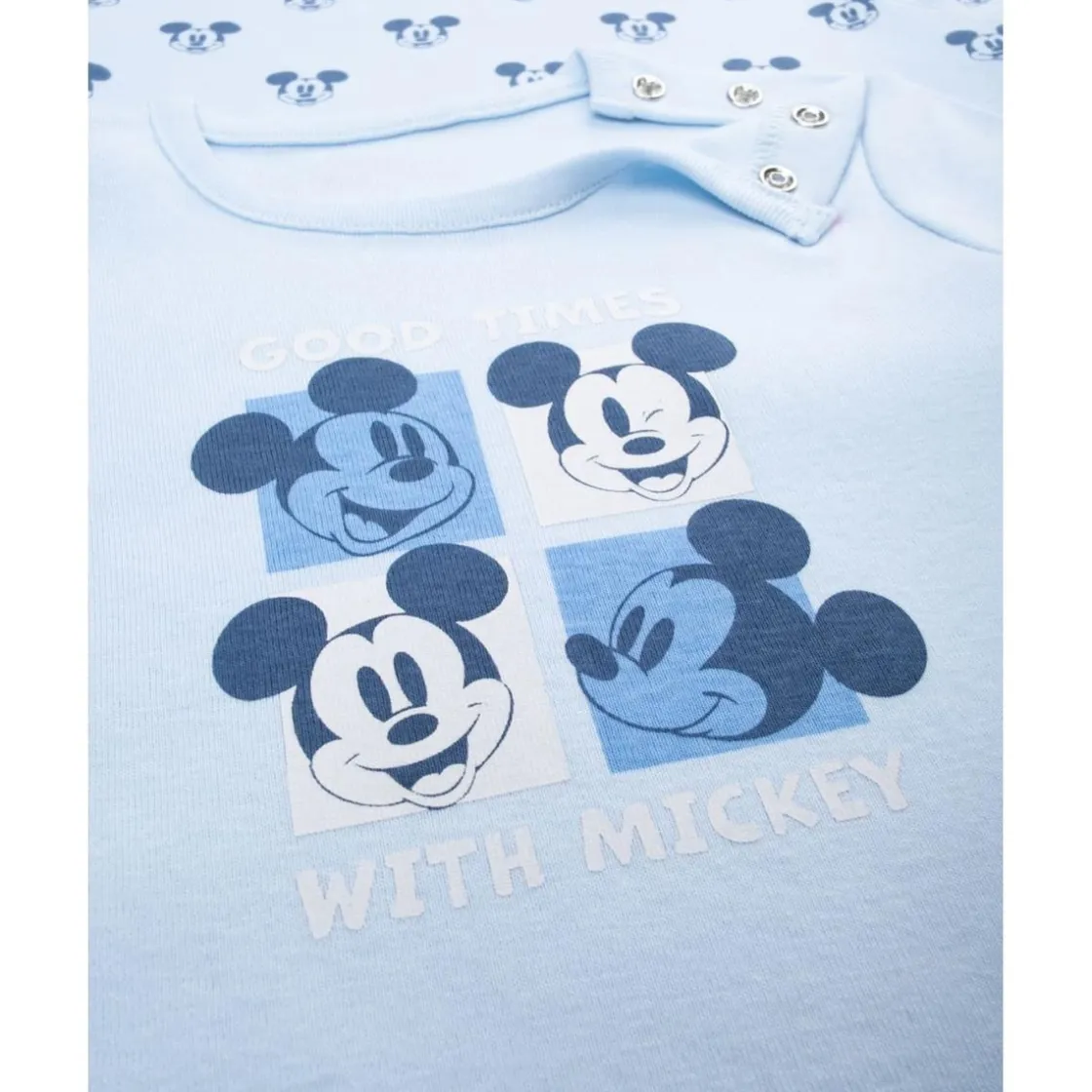 Prenatal Pack 2 bodies bebé azules Disney Mickey* Descanso Y Ropa Interior·Bebé 3-36 Meses