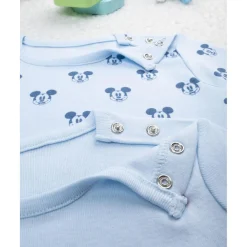 Prenatal Pack 2 bodies bebé azules Disney Mickey* Descanso Y Ropa Interior·Bebé 3-36 Meses