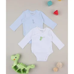Prenatal Pack 2 bodies bebé manga larga con dinosaurios* Ropa Y Accesorios·Bodies|Recién Nacido·Ropa Y Accesorios
