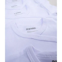 Prenatal Pack 5 bodies blancos con apertura lateral