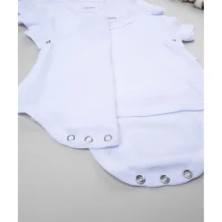 Prenatal Pack 5 bodies blancos con apertura lateral