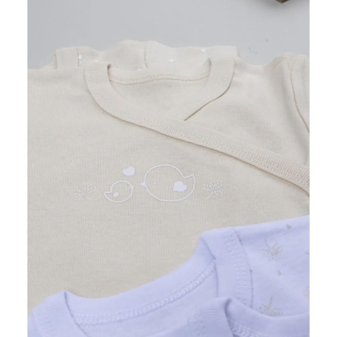 Prenatal Pack 5 bodies de manga corta para niña en beige y blanco* Ropa Y Accesorios·Bodies|Recién Nacido·Ropa Y Accesorios