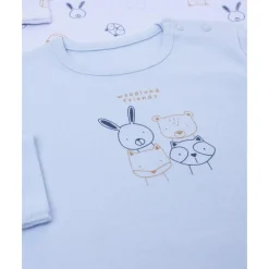 Prenatal Pack 2 bodies de manga larga niño animalitos