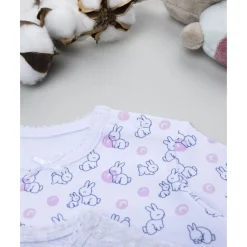 Prenatal Pack 2 bodies de manga larga niña conejitos