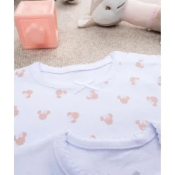 Prenatal Pack 2 bodies niña Minnie de manga corta