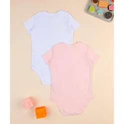 Prenatal Pack 2 body rosa y blanco* Descanso Y Ropa Interior·Bebé 3-36 Meses