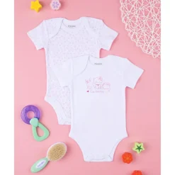 Prenatal Pack 2 bodys interiores de bebé niña con estampado de gatos* Ropa Y Accesorios·Bodies|Recién Nacido·Ropa Y Accesorios