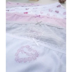 Prenatal Pack 7 braguita niña corazones