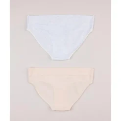 Prenatal Pack 2 braguitas blanco/beige premamá* Premamá·Íntimo Y Noche|Íntimo Y Noche·Slip